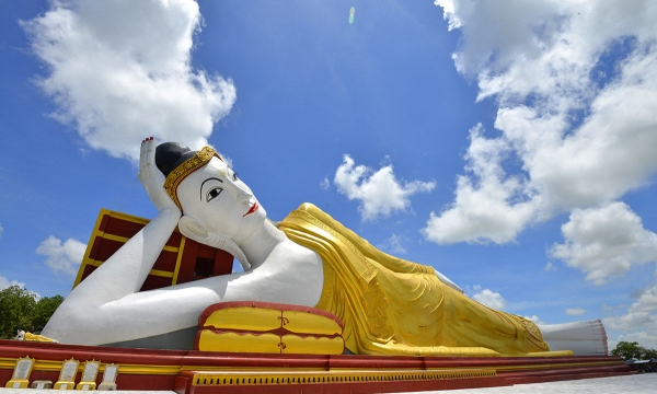 Tượng Phật nằm lớn nhất thế giới ở Myanmar