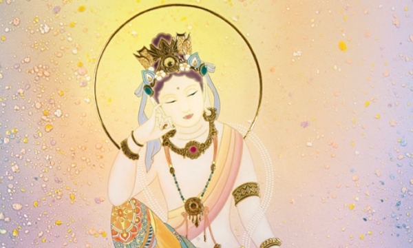 Thiên nữ rải hoa cúng dàng 92 ức chư Phật phát nguyện không chuyển thân nam