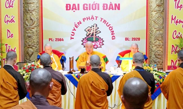 Trang nghiêm Đại giới đàn Phật giáo tỉnh Vĩnh Phúc Phật lịch 2564 – Dương lịch 2020
