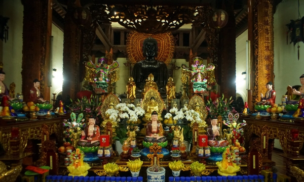 Chùa Ngũ Xá - Nơi an vị pho tượng Phật khổng lồ đặc biệt của Hà Nội
