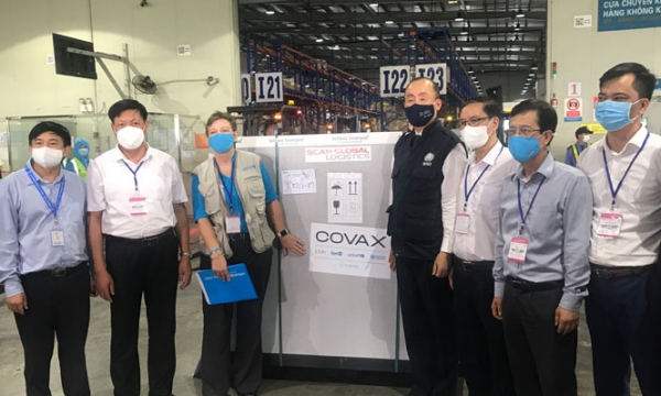 Việt Nam có thêm 811.200 liều vắc xin phòng dịch Covid-19 từ COVAX Facility