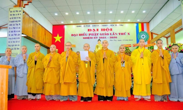 Đại hội đại biểu Phật giáo huyện Tân Trụ lần thứ X
