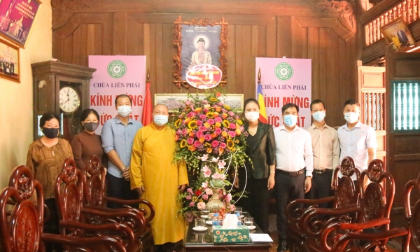 Ban Tôn giáo Chính phủ đến thăm và chúc mừng HT. Thích Gia Quang nhân ngày Báo chí Cách Mạng Việt Nam
