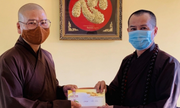 Phật giáo TP. Biên Hòa đóng góp 721 triệu vào Quỹ vắc xin phòng, chống COVID-19
