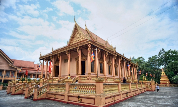 Chùm ảnh: Kiến trúc đặc sắc của chùa Kh’Leang ở Sóc Trăng