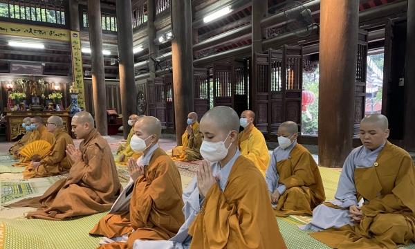 500 Hành giả tại Học viện Phật giáo Việt Nam tổ chức lễ “Giải hạ-Tự tứ”