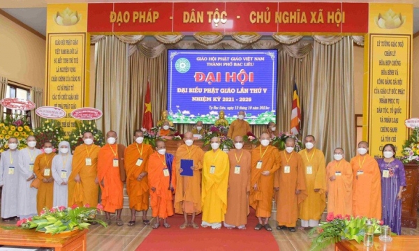 Đại hội đại biểu Phật giáo TP.Bạc Liêu lần thứ V (2021-2026)
