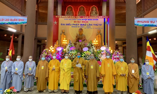 Đại hội Đại biểu Phật giáo huyện Bình Xuyên nhiệm kỳ 2021-2026