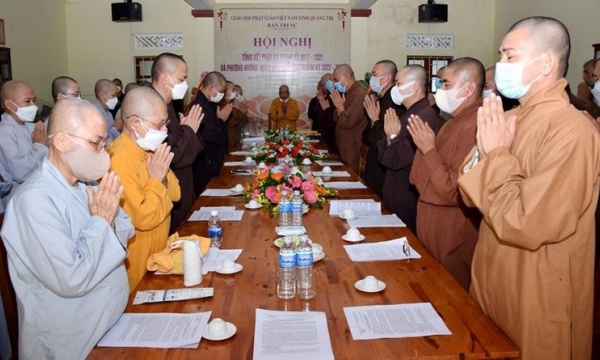 Quảng Trị: Hội nghị tổng kết Phật sự nhiệm kỳ 2017-2021, triển khai phương hướng sắp tới