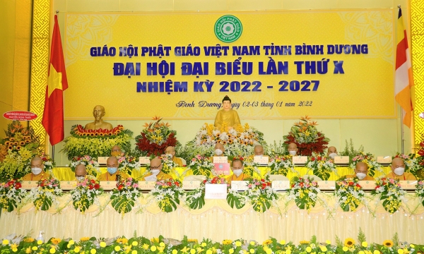 Phiên trù bị Đại hội Đại biểu Phật giáo tỉnh Bình Dương, thành nhiệm kỳ 2022-2027