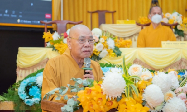 Trung ương GHPGVN hướng dẫn tấn phong giáo phẩm tại Đại hội Phật giáo toàn quốc lần thứ IX