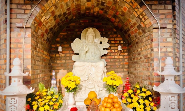 Hải Dương: Lễ an vị tôn tượng Bồ-tát Quán Âm tại chùa Đại Đồng
