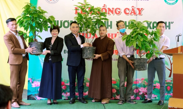 Hà Nam: Chùa Phúc Lạc hưởng ứng chương trình trồng 1 tỷ cây xanh vì một Việt Nam xanh