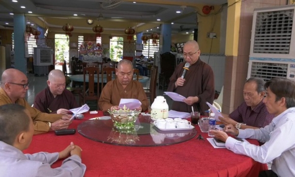 Ban Trị sự Phật giáo quận 8 sơ kết hoạt động Phật sự quý I-2022