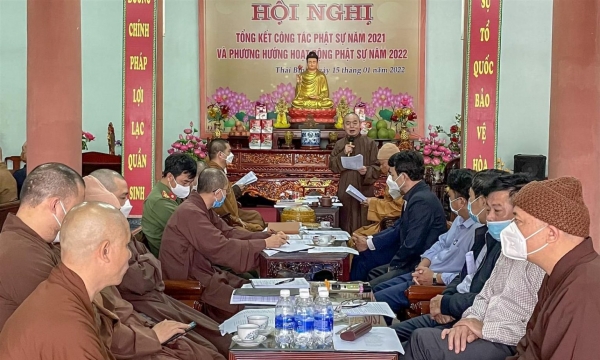 Thái Bình: Họp triển khai kế hoạch tổ chức đại hội Phật giáo tỉnh lần thứ IX