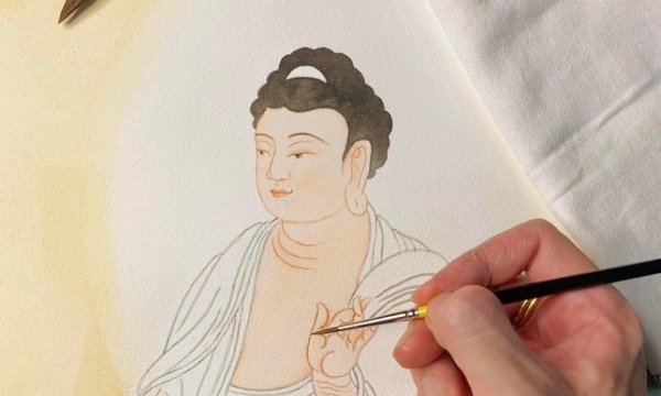 Những bức tranh Phật của một họa sĩ trẻ