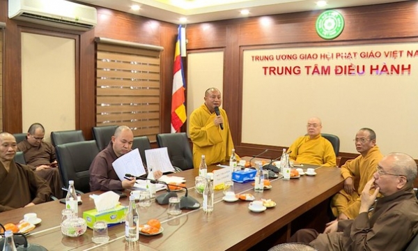 Hội đồng Trị sự GHPGVN họp rà soát công tác tổ chức Đại hội Phật giáo cấp tỉnh, thành phố