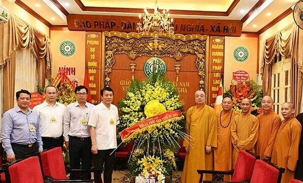 Hà Nội: Bộ Công an chúc mừng GHPGVN nhân Đại lễ Phật đản Phật lịch 2566