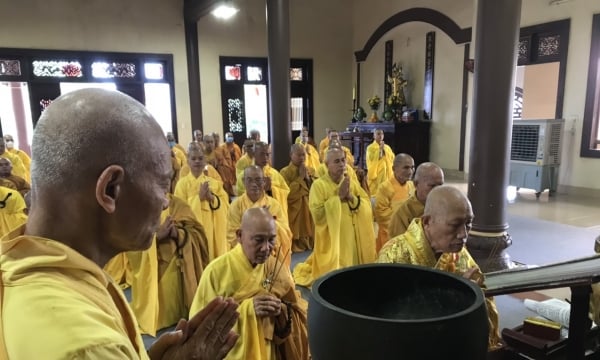 Quảng Ngãi: Ban Trị sự Phật giáo tỉnh Kiết giới thọ An cư