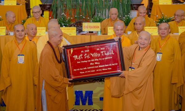 Khánh Hoà: Suy cử Hoà thượng Thích Minh Thông đảm nhiệm Trưởng Ban Trị sự Phật giáo Tỉnh nhiệm kỳ 2022 – 2027