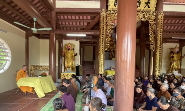 Trang nghiêm lễ Vu lan báo hiếu chùa Phổ Linh