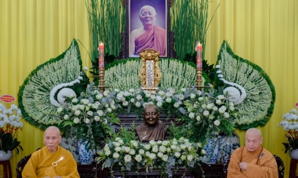 Trang nghiêm tưởng niệm 10 năm Trưởng lão Hòa thượng Thích Minh Châu viên tịch