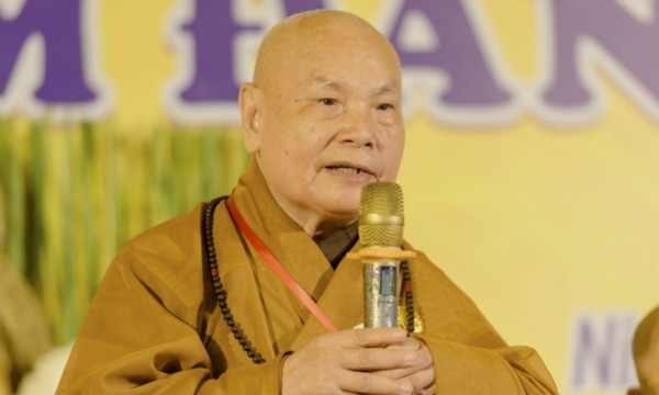 Hòa thượng Thích Thiện Nhơn đương vi Đàn đầu Hòa thượng Đại Giới đàn Bảo Tạng