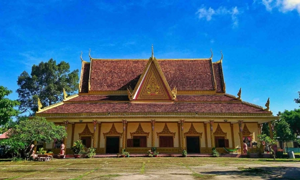 Kiến trúc độc đáo của những ngôi chùa Khmer ở Tịnh Biên, An Giang