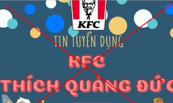Yêu cầu KFC xin lỗi Giáo hội vì đặt tên quán gà phỉ báng Phật giáo