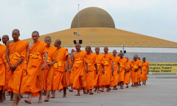 Có 95% dân số Thái Lan theo Đạo Phật