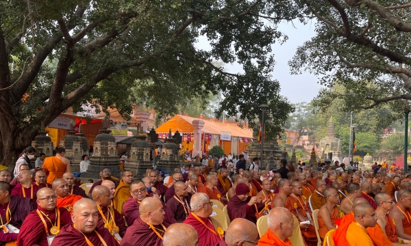 Ấn Độ: Khai mạc Đại lễ Trùng tụng Tam tạng Thánh điển Pali Quốc tế lần thứ 17 tại Bồ Đề Đạo Tràng