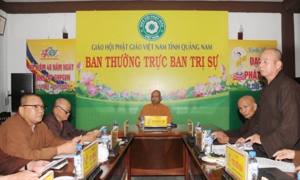 Quảng Nam: Ban Trị sự GHPGVN tỉnh ban hành thông tư tổ chức đại lễ Phật thành đạo PL.2566