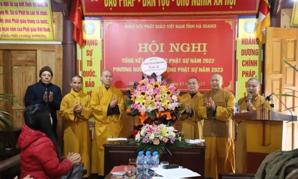 Hà Giang: Hội nghị tổng kết Phật sự 2022 và công tác Phật sự 2023