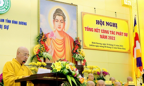 Phật giáo Bình Dương Tổng kết công tác Phật sự năm 2022