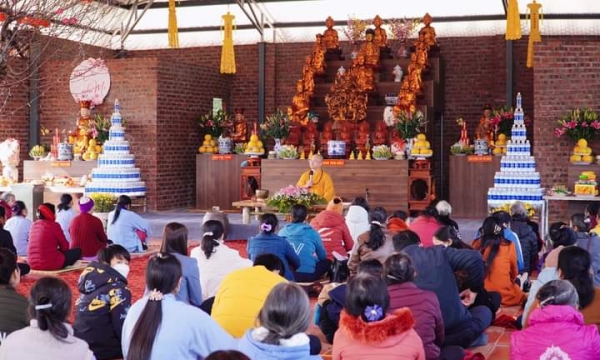 Yên Bái: Chùa Đại Cồ Việt tổ chức lễ Quy y Tam bảo