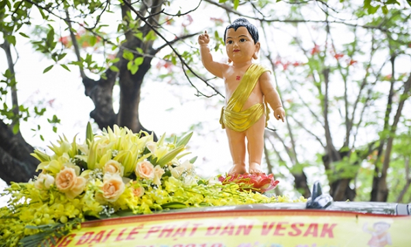 Truyền thống xe hoa rước Phật trong đại lễ Phật đản có từ thời nào?