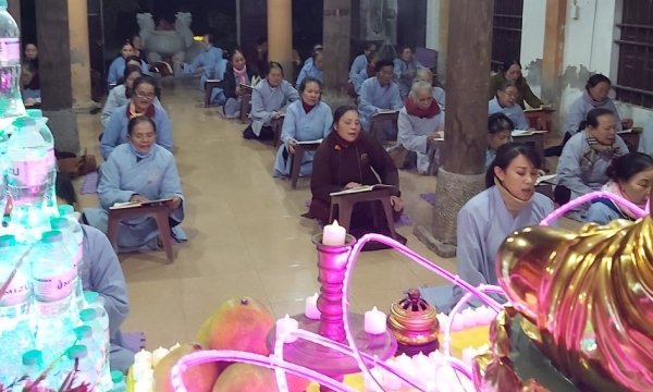 Nghệ An: Khóa lễ tụng kinh cầu an và cầu siêu tại chùa An Thái