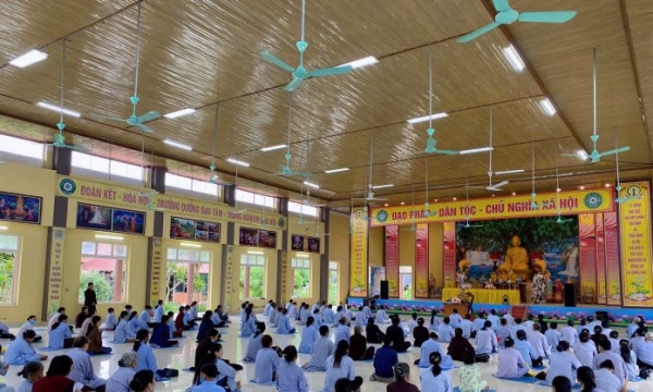 Nghệ An: Tổ chức khóa tu định kỳ tại chùa Chí Linh