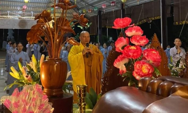 Tây Ninh: Khoá lễ sám hối tại chùa Suối Pháp
