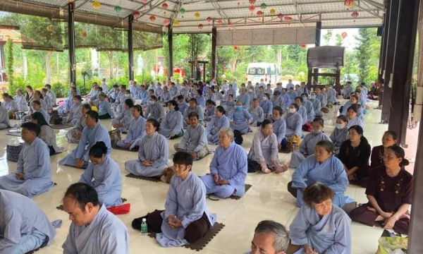 Tây Ninh: Tổ chức khoá tu một ngày an lạc tại chùa Suối Pháp