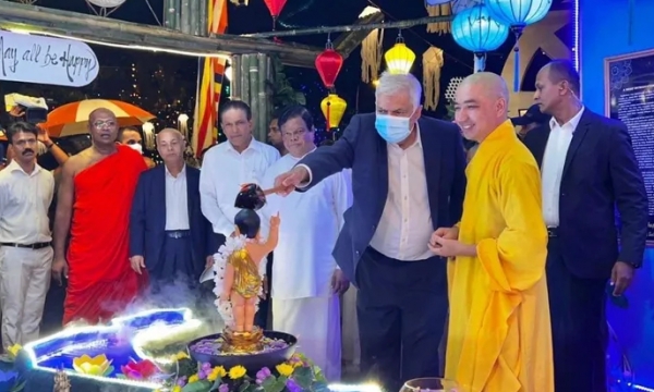 Lễ hội Phật đản 2023 ở Sri Lanka đậm đà bản sắc Việt Nam