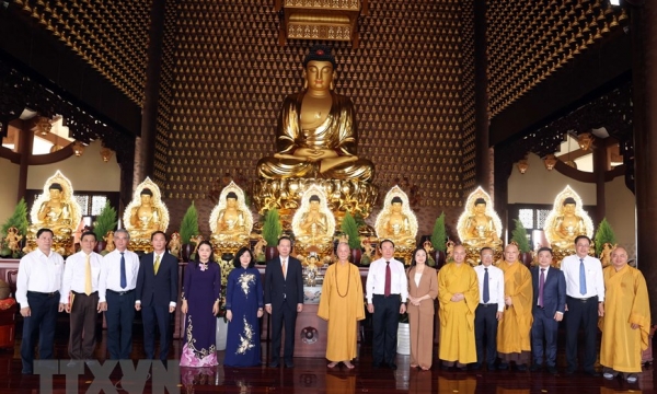 Chủ tịch nước chúc mừng Phật đản Đức Pháp Chủ, Hòa thượng Chủ tịch GHPGVN