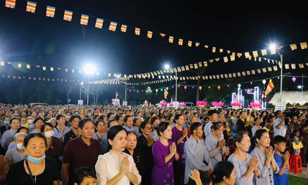 Hà Tĩnh: BTS GHPG huyện Thạch Hà trang nghiêm tổ chức Đại lễ Phật đản tại chùa Phúc Linh