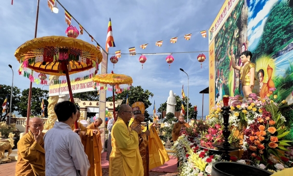 Quảng Ngãi: BTS GHPGVN huyện đảo Lý Sơn trang nghiêm kính mừng Đại lễ Phật đản PL.2567