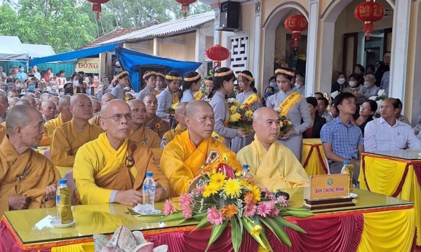 Quảng Ngãi: BTS GHPGVN huyện Mộ Đức trang nghiêm kính mừng Đại lễ Phật đản PL.2567