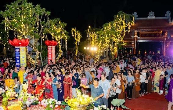 Hà Nội: Chuỗi sự kiện kính mừng Đại lễ Phật đản PL.2567 tại chùa Quan Âm