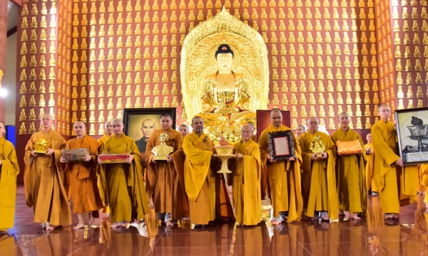 Cung thỉnh các di vật của Bồ tát Thích Quảng Đức về Học viện Phật giáo Việt Nam TP.HCM