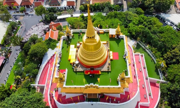 Khám phá chùa Núi Vàng, nơi linh thiêng bậc nhất Bangkok