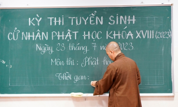 Học viện Phật giáo VN tại TP.HCM công bố kết quả tuyển sinh cử nhân Phật học khóa XVIII