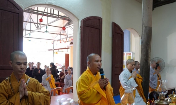 Phật giáo huyện Ba Vì cầu siêu, tưởng niệm các nạn nhân trong vụ cháy chung cư mini tại Hà Nội